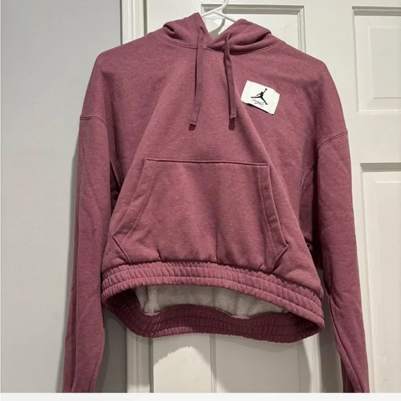 Air Jordan Women’s Purple Fleece Pullover Hoodie XS - Picture 3 of 5